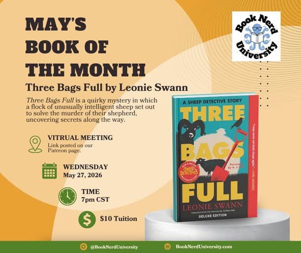 Book Nerd University: Book of the Month